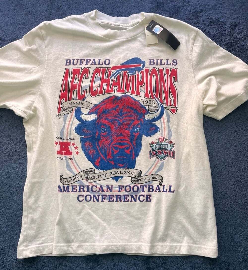 Abercrombie & Fitch NFL Buffalo Bills AFC Champions Graphic Tee (new with tags)